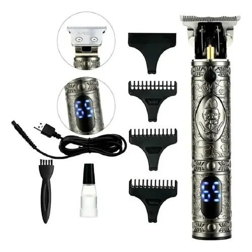 Maquina Inalambrica Cortadora Diseño + Accesorios Barberia