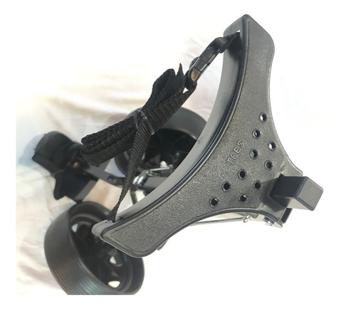 Imagen 3 de 4 de Carro Golf Manual Powerbilt 2 Ruedas Negro Imperdible !