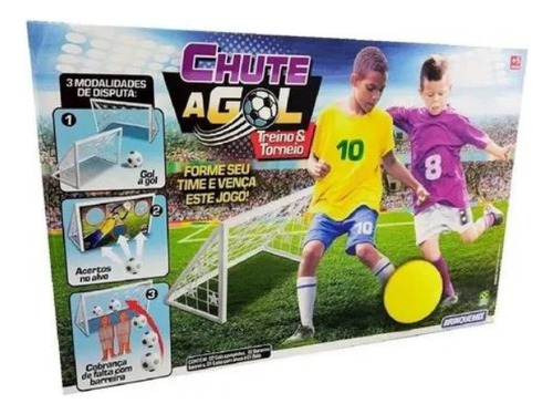 Brinquedo Jogo Futebol Infantil Chute Gol Treino Bolinha