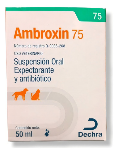 Ambroxin 75 Para Infecciones Perro O Gato