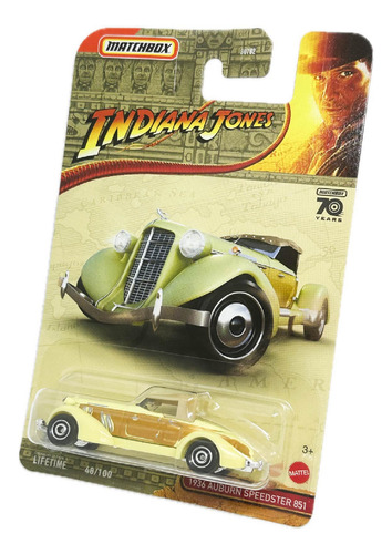 Matchbox Temático Indiana Jones Auburn Speedster  851 1963