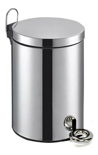 Imagen 1 de 1 de Tacho Basura Cesto Acero Inoxidable 3 Lts Baño Cocina