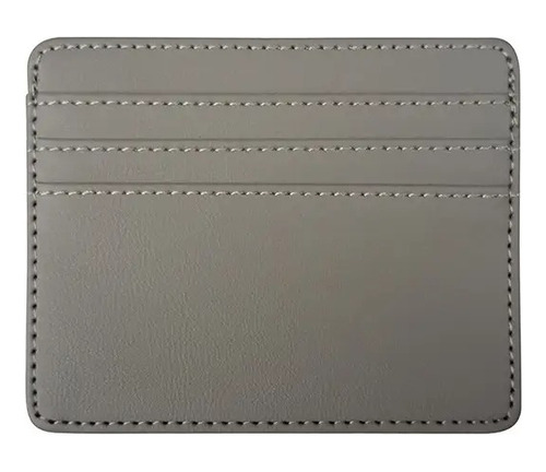 Tarjetero Portadocumentos Cuero Pu Unisex Wallet Card