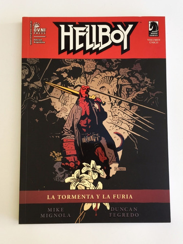 Cómic, Dark Horse, Hellboy: La Tormenta Y La Furia. Ovni Pre