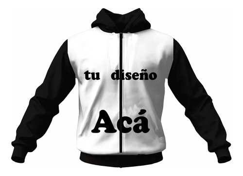 Campera Personalizada On Demand Fullprint Frente Y Espalda