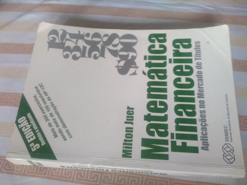 Livro Matemática Financeira: Aplicações No Mercado De Título