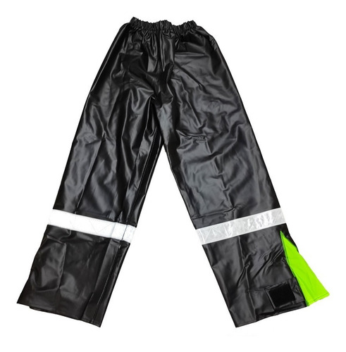 Imagen 5 de 10 de Impermeable Verde Para Motociclista C/reflejantes Impermexa