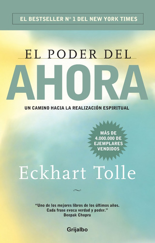 Imagen 1 de 1 de El Poder Del Ahora - Eckhart Tolle - Nuevo- Original