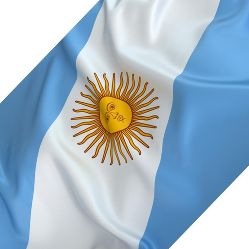 Hermosa bandera argentina grande de 1,5 x 0,9 m para fiestas