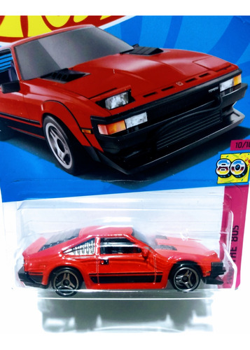 Carrito Hot Wheels Toyota Supra 1982 Rojo 1:64