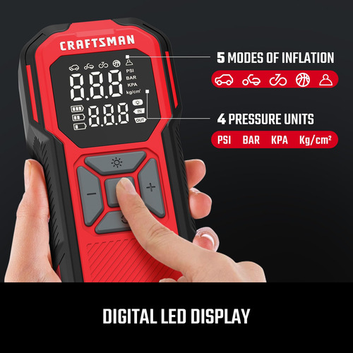 Compresor De Aire Portátil Craftsman Para Inflar Neumáticos,