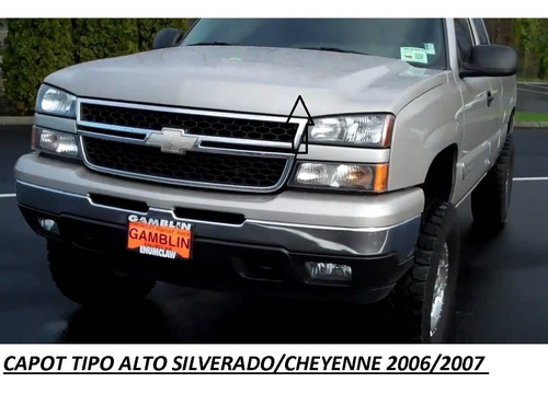 15295820 Capot Silverado Cheyenne 2006 Tipo Alto 350