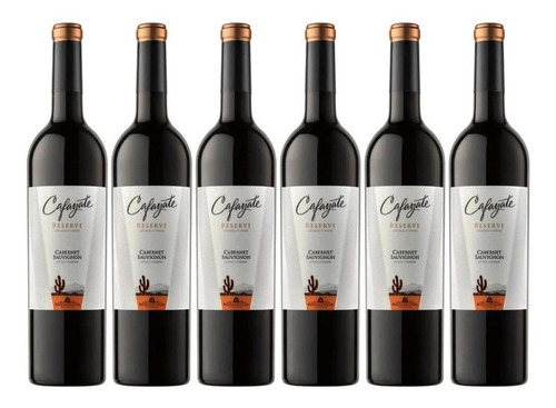 Vino Cafayate Reserva Cabernet 750ml Caja X6 Botellas Oferta