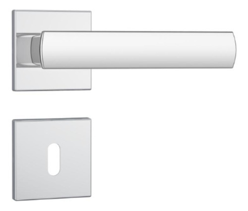 Fechadura Interna Stam 813/35 Roseta Quadrada Inox