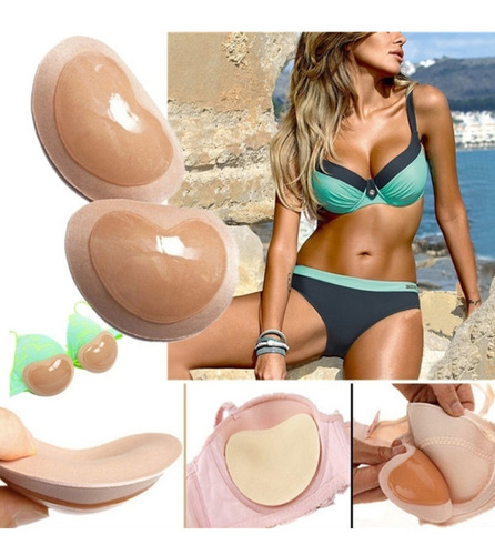 Imagen 2 de 10 de Almohadilla Relleno De Busto Push-up Aumento X2 Les Loles