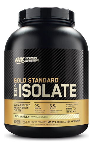Gold Standard Isolate 100% 3lb Rich Vainilla Rich Vainilla