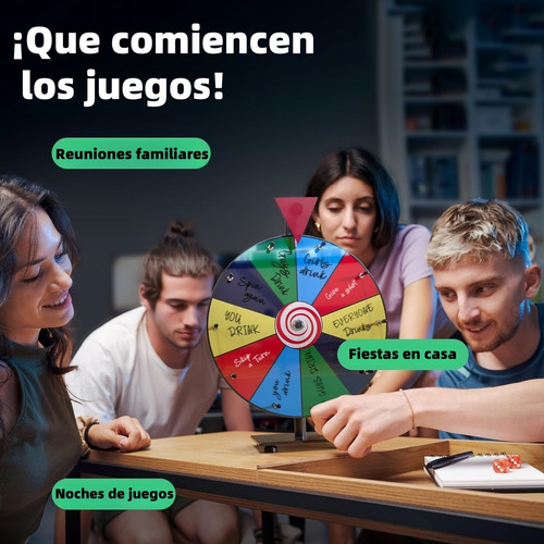 Giratoria Rueda La Fortuna, Ruleta Juegos Sorteo Del Evento