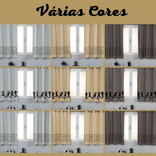 Cortina Blackout De Varão 2,20 X 1,30 Veda Luz Rapido Cor Marrom Notas Musicais