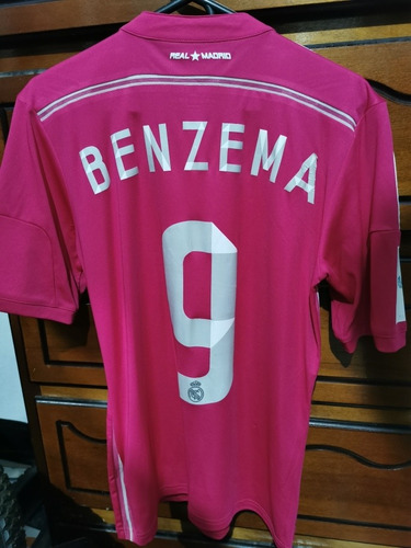 Jersey Real Madrid Benzema Rosa 2014 S