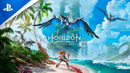 Imagen 7 de 8 de Sony PlayStation 5 Digital 825GB Horizon Forbidden West Bundle color blanco y negro