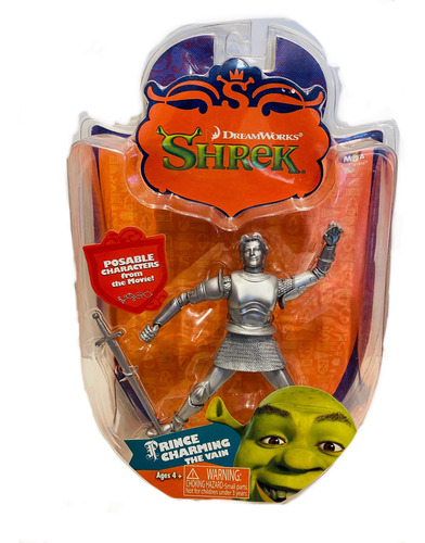 Boneco Shrek Príncipe Encantado The Vain 14cm Action Figure