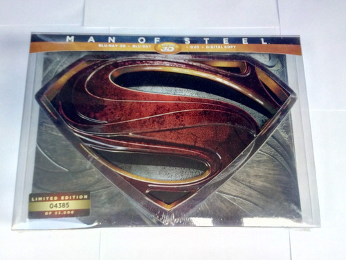 Superman El Hombre De Acero Blu-ray Edición De Colección 