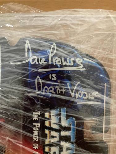 Darth Vader Star Wars Firmado Por David Prowse Certificado
