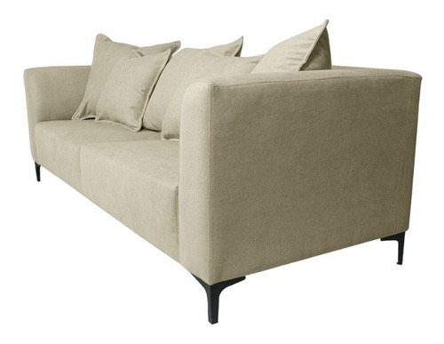Sofá Cordelia 2 Cuerpos Felpa Beige