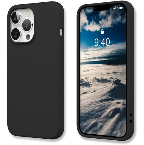 Funda Protectora Spogie Para iPhone 13 Pro Max (negro)