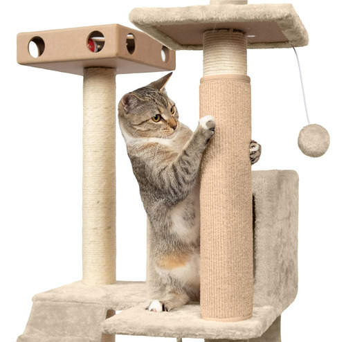 Funda Enrollable Furhaven Para Rascadores Para Gatos De I...
