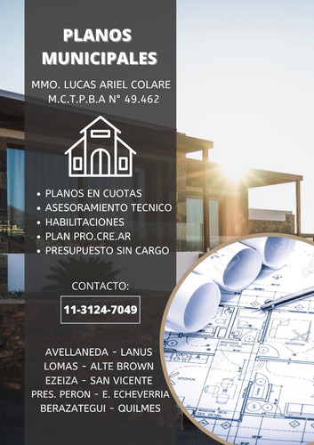 Planos Municipales En Zona Sur & Zona Norte