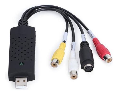 Cable Adaptador Usb 2.0 A 3 Rca Para Tv Dvd Vhs