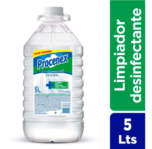 Limpiador Pisos Procenex  Blanco X 5 Litros 