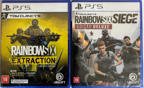 Jogo Rainbow Six Ps5 (kit Com 2 Lacrado)