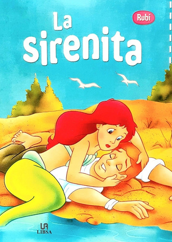 Libro De Cuentos La Sirenita En Letras Imprenta.
