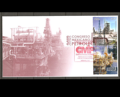 Imagem 1 de 1 de # Mcn # México 2012 - Refinarias De Petróleo - Fdc Novo