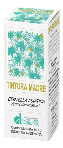 Tintura Madre De Centella Asiatica X 60 Cc Drogueria Argentina