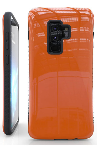 Funda Para Samsung Galaxy S9 Nicexx Reforzada Color Naranja