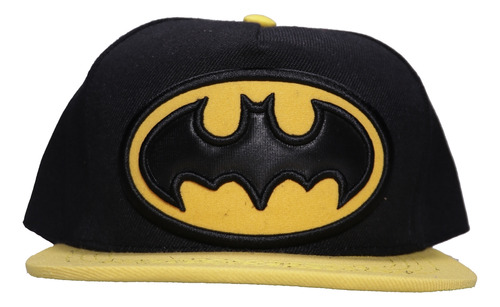 Sombrero De Visera Gorra Hat Gorro Logo Batman Dc Negro