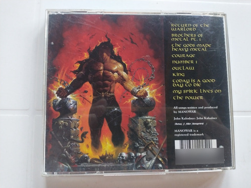 Cd Manowar - Louder Than Hell Importado (Usado)