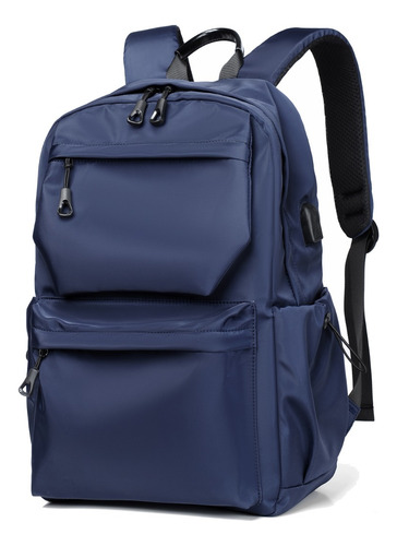 Mochila viaje Frujia CMF-XBB color azul diseño polyester 32L