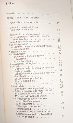 El Autoritarismo Luisa Landerreche (Usado)