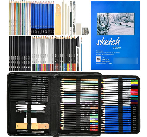 Kit Estuche Dibujo 72 Piezas