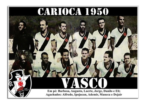 Poster Do Vasco - Campeão Carioca 1950
