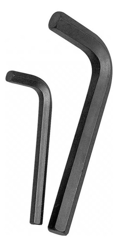 Chave Allen M2 Aço Fosco - Importado Tellep, Modelo Curta