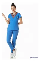 Comprar Uniforme Médico Pijama Quirurgica Azul Hello Kitty Arata