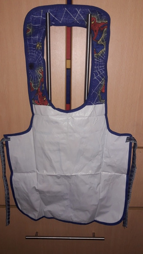 Imagen 5 de 5 de Traje Mini Chef Disfraz 3 A 5 Años Gorro Y Mandil Spiderman