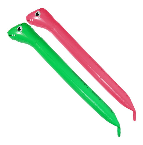 Imagen 5 de 10 de 2 Inflable Flotador Dinosaurio Tipo Tubo Baston Salvavidas
