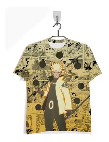 Camisa Anime Naruto Sasuke Sakura Jiraiya Minato Hinata