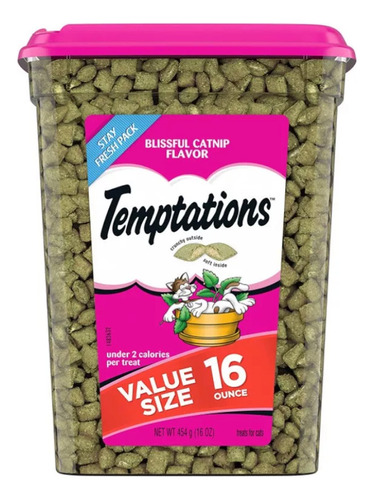 Temptations Alimento Premio Para Gato 454g 16oz Sabor Catnip